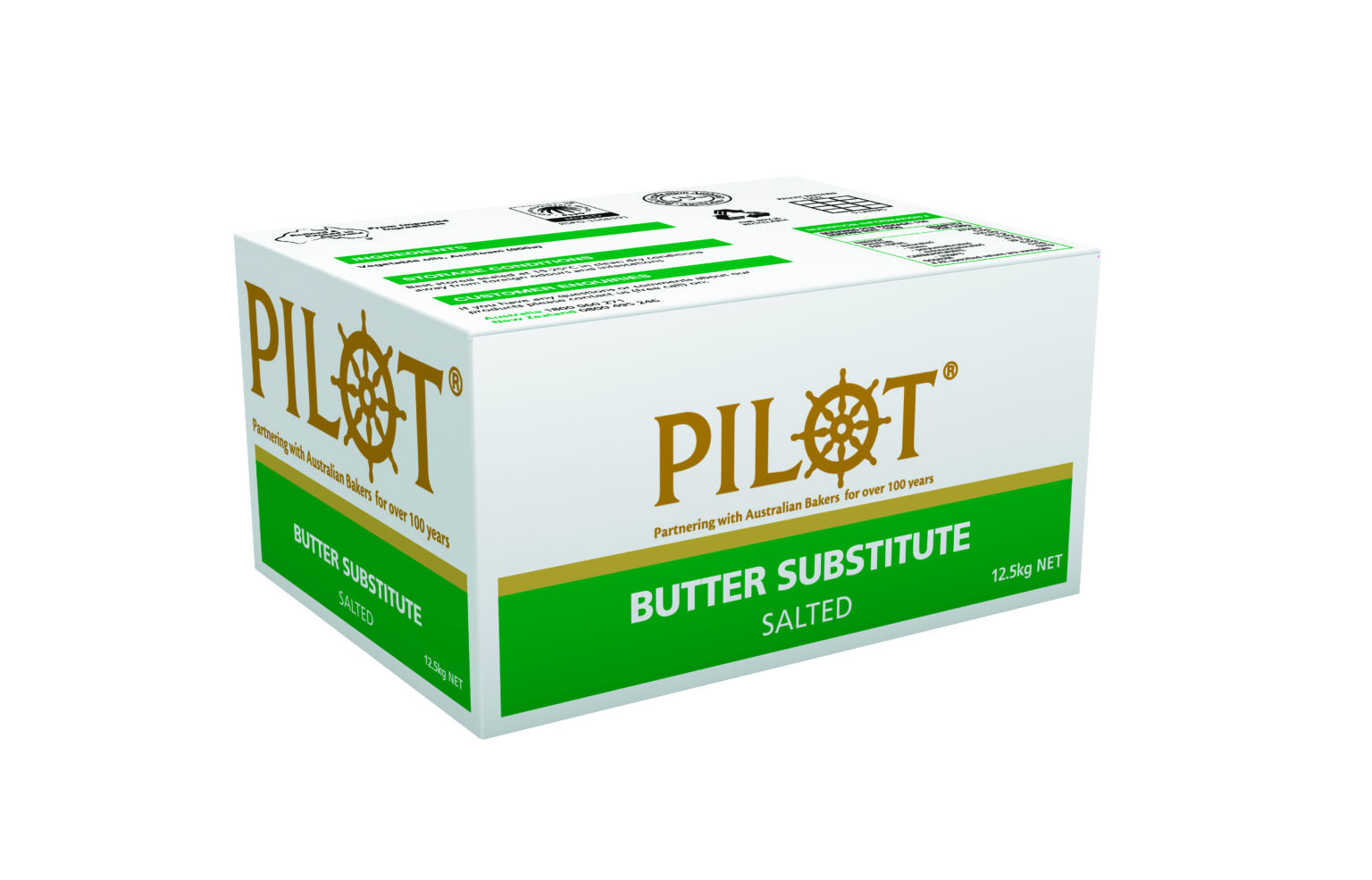 Pilot Butter Substitute Salted 12.5Kg Foods GrainCorp